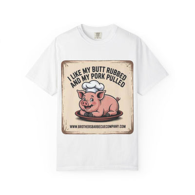 Funny BBQ T-Shirt, I Like My Butt Rubbed and My Pork Pulled Tee, Gift for Grill Masters, Cooking Enthusiasts, Summer Gatherings, [...]
