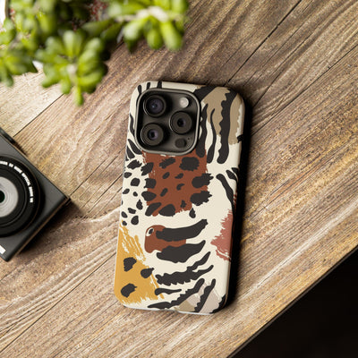 Tough Cases Phone Case with Bold Animal Print, Stylish Phone Cover, Protective Phone Shell, Trendy Gift for Her, iPhone Case, Artful [...]
