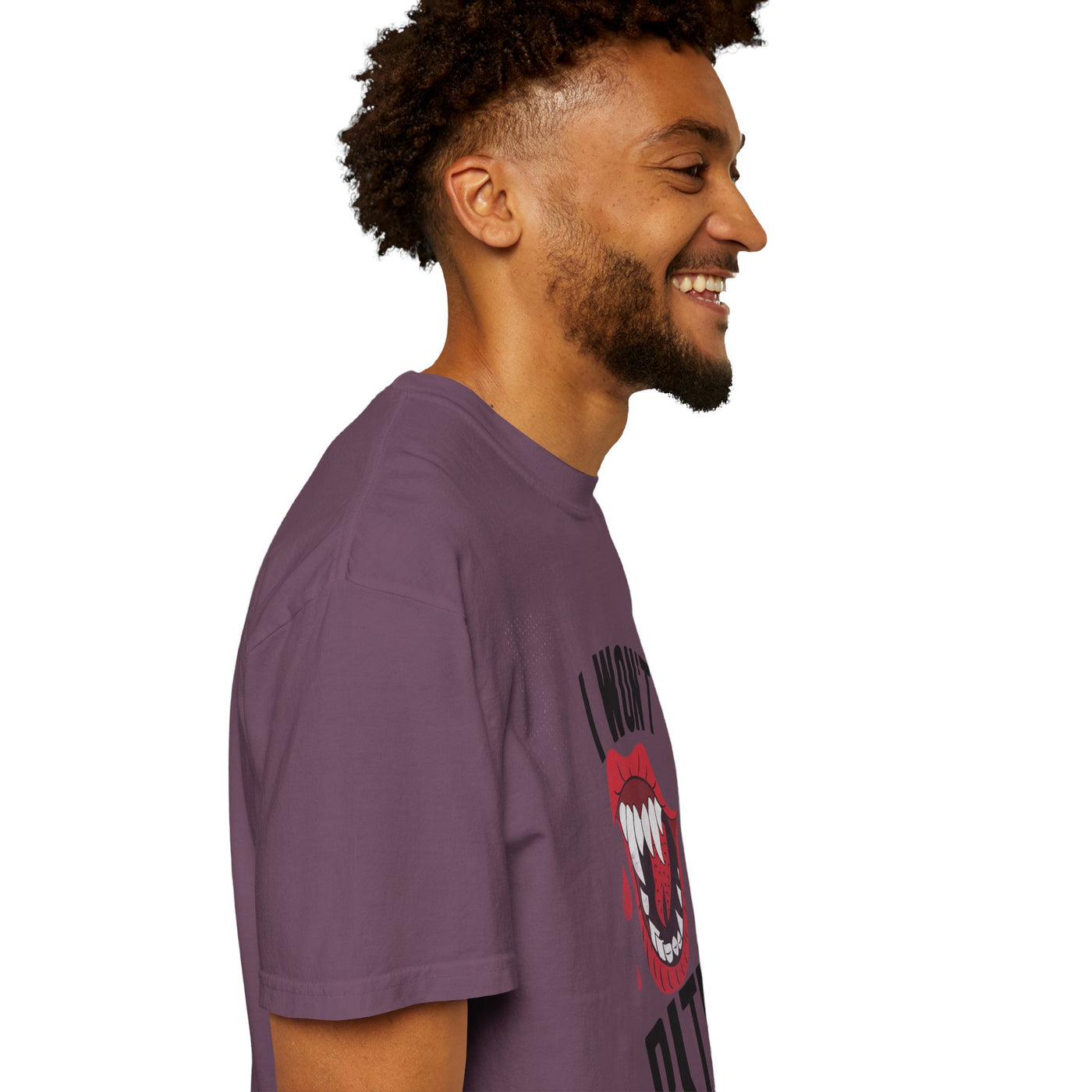 Fun Unisex 'I Won't Bite' T-Shirt for Halloween, Casual Wear, Graphic Tee, Gift for Friends, Statement Shirt