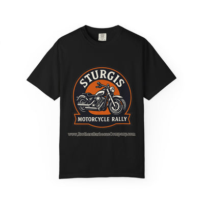 Sturgis Motorcycle Rally T-Shirt | Unisex Garment-Dyed Tee for Bikers, Casual Wear, Road Trip Adventures, Gift for Riders, Summer Outfit