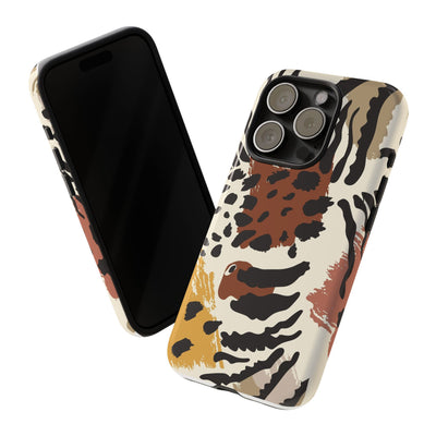 Tough Cases Phone Case with Bold Animal Print, Stylish Phone Cover, Protective Phone Shell, Trendy Gift for Her, iPhone Case, Artful [...]
