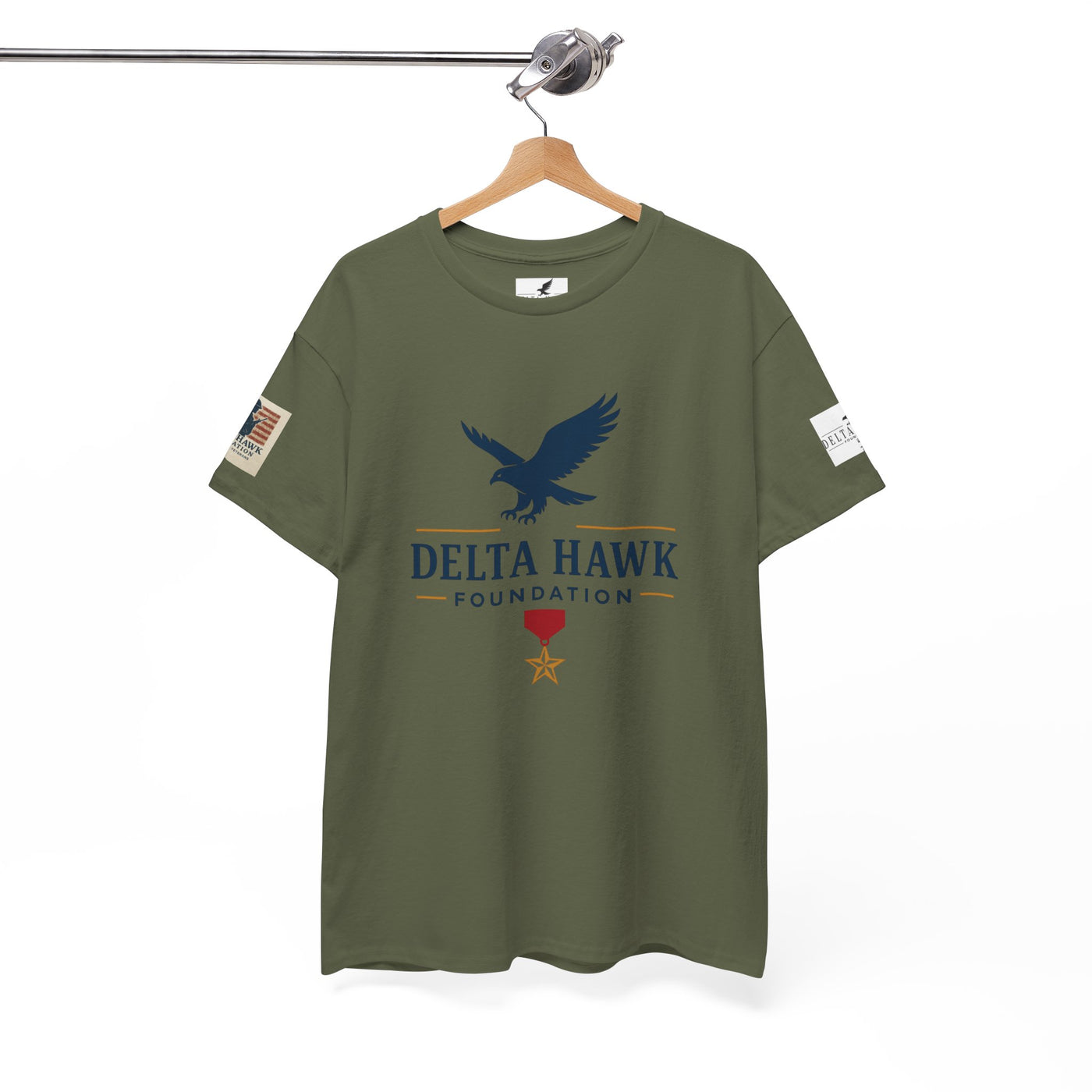 Patriotic Warrior Tee - Delta Hawk Foundation