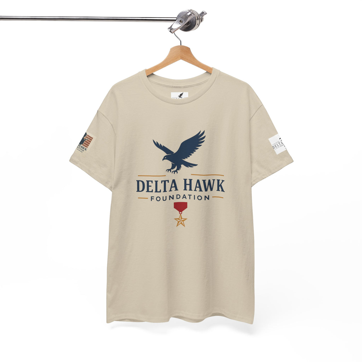 Patriotic Warrior Tee - Delta Hawk Foundation