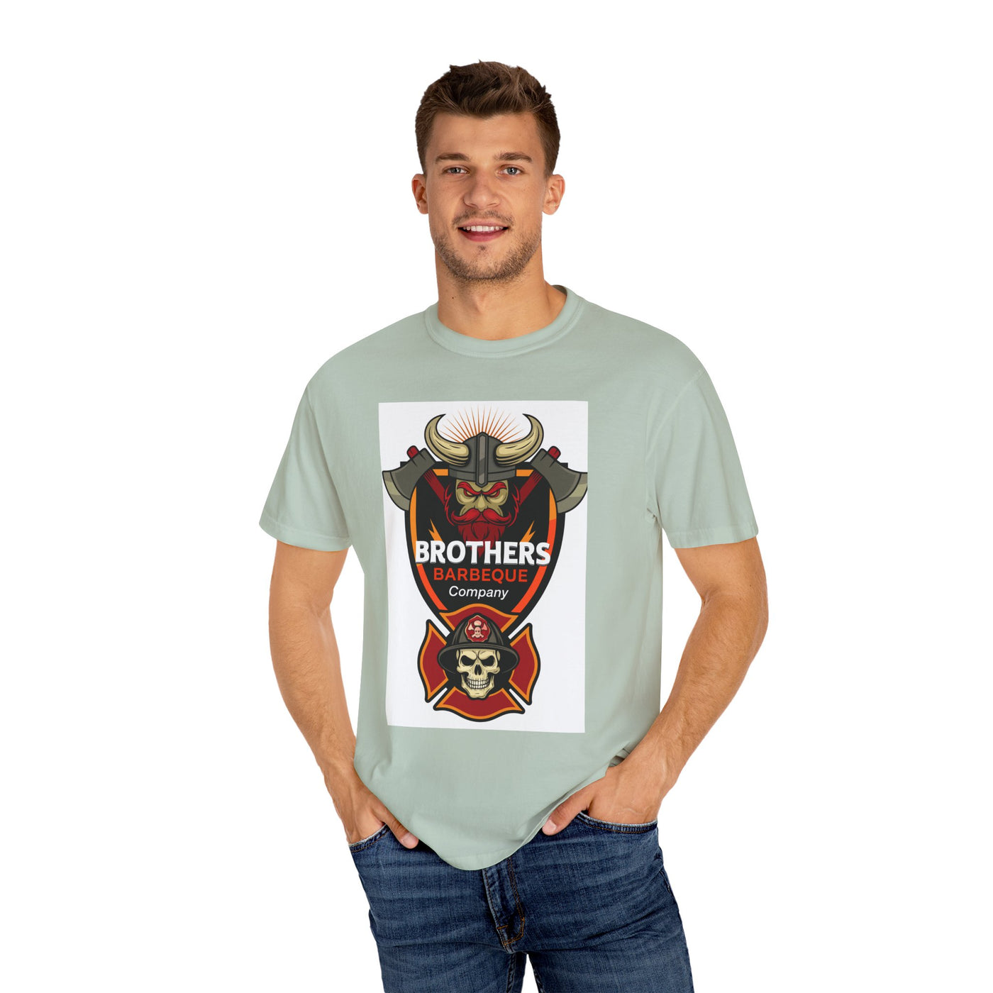 Firefighter Brotherhood T-Shirt | Gift for Firemen, Barbecue Apparel, Mental Health Awareness, Casual Wear, Unique Firefighter Gift
