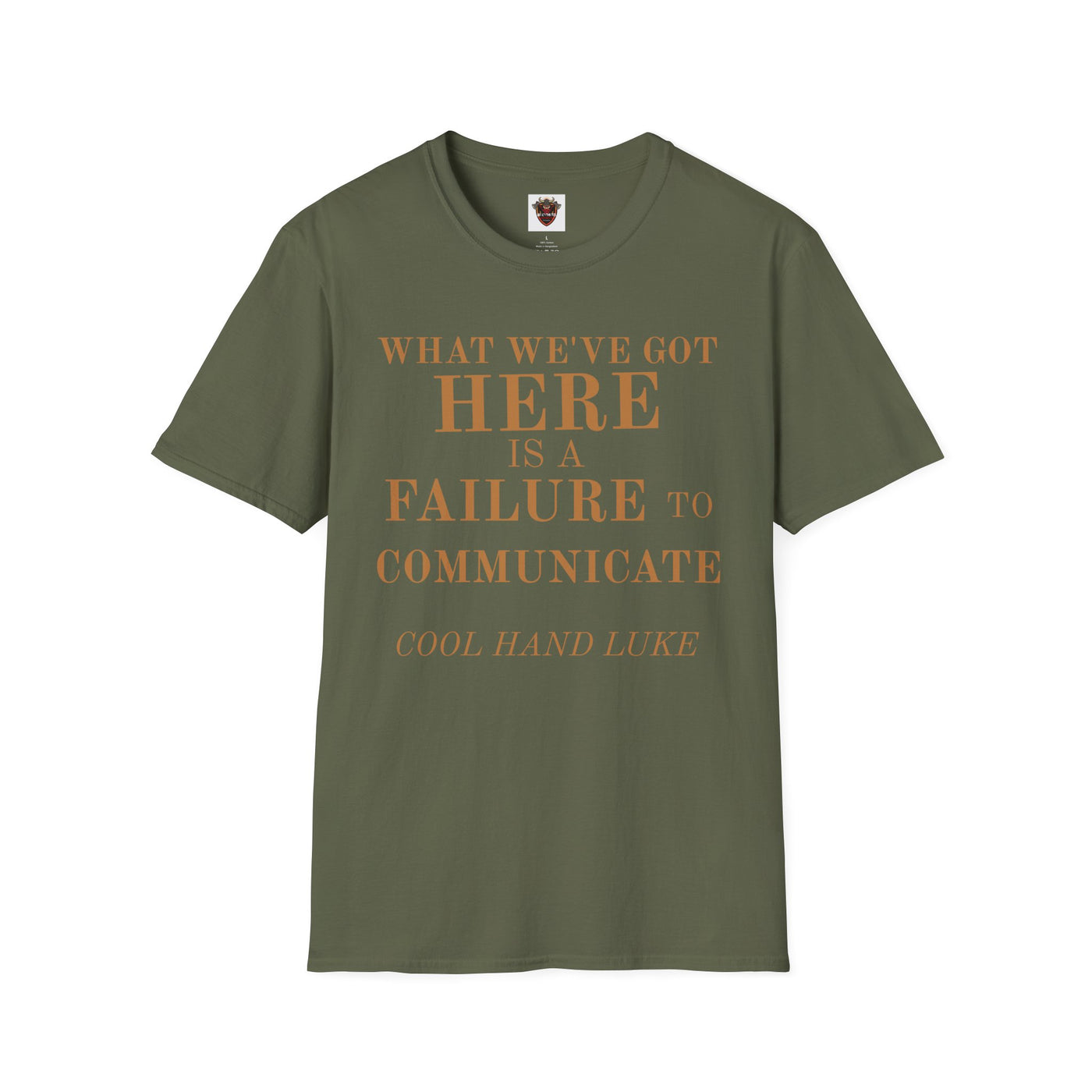 Cool Hand Luke Quote T-Shirt, Funny Graphic Tee, Movie Quote Shirt, Gift for Film Lovers, Casual Wear, Unisex Softstyle Tee