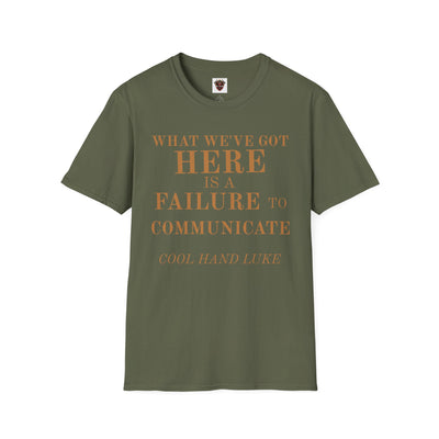 Cool Hand Luke Quote T-Shirt, Funny Graphic Tee, Movie Quote Shirt, Gift for Film Lovers, Casual Wear, Unisex Softstyle Tee