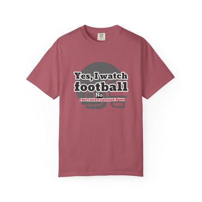Football Fan T-Shirt, Unisex Casual Tee, Game Day Shirt, Sports Humor Top, Gift for Him or Her