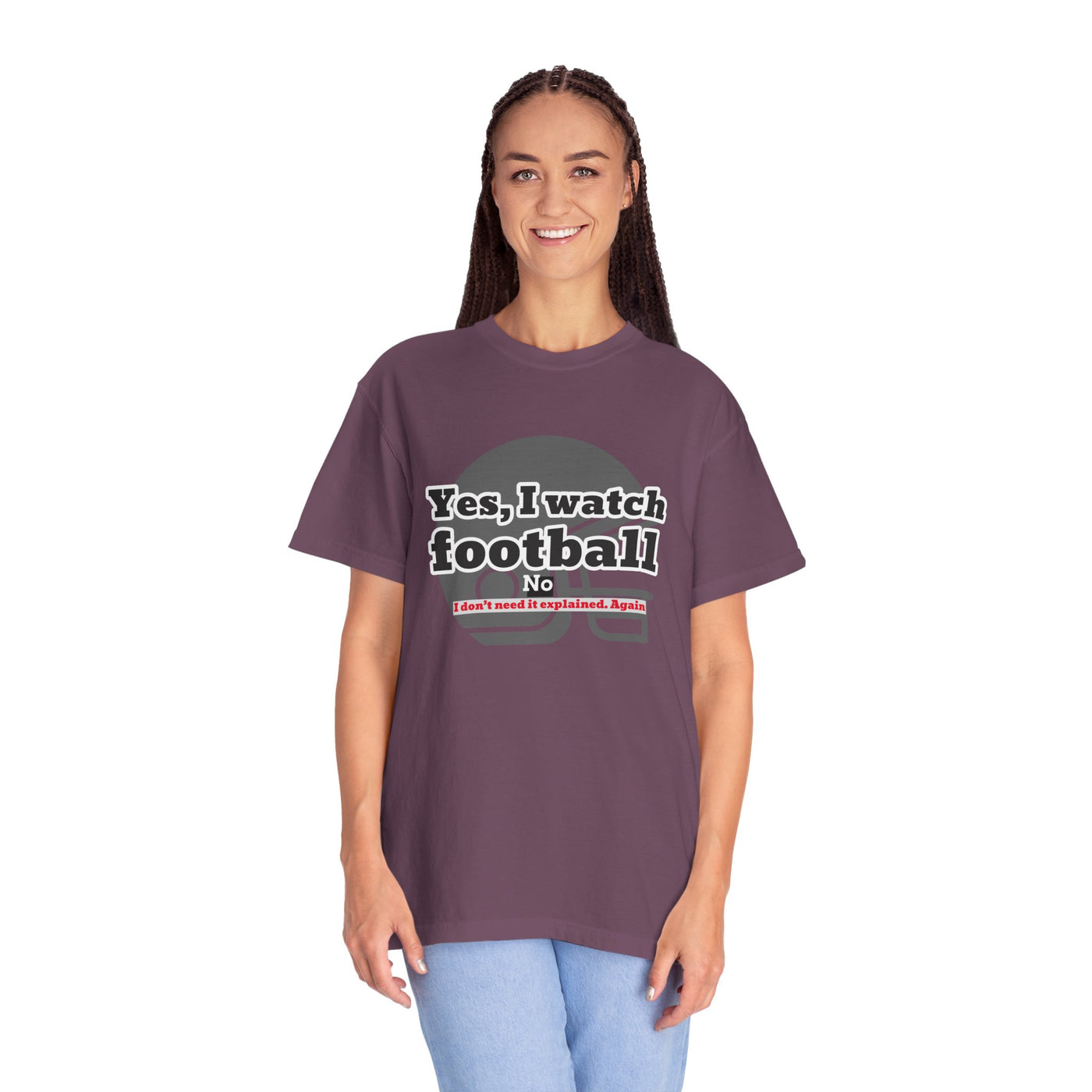 Football Fan T-Shirt, Unisex Casual Tee, Game Day Shirt, Sports Humor Top, Gift for Him or Her