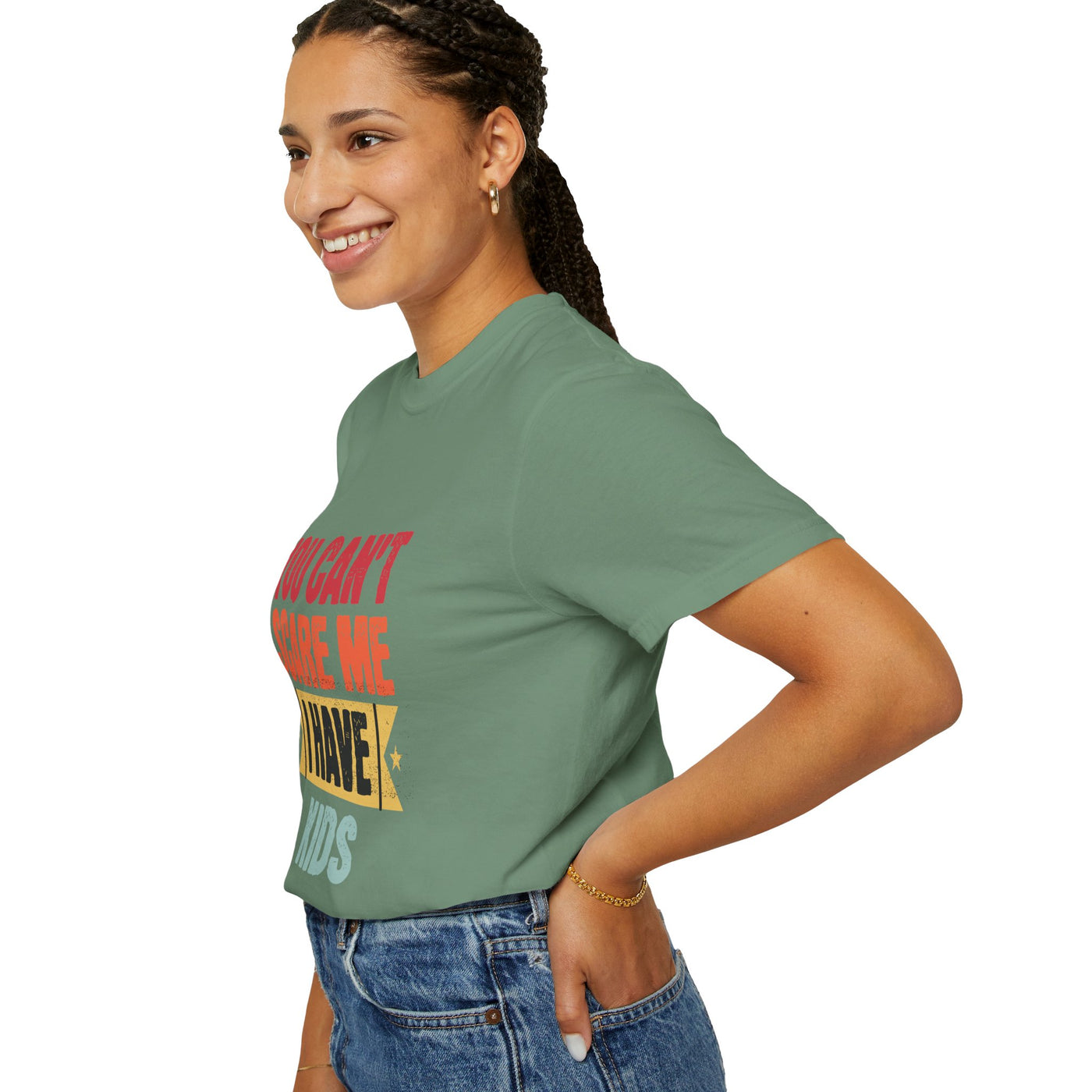Funny Parent T-Shirt, You Can't Scare Me I Have Kids, Gift for Moms, Dads, Family Reunion, Humor Tee, Birthday Present