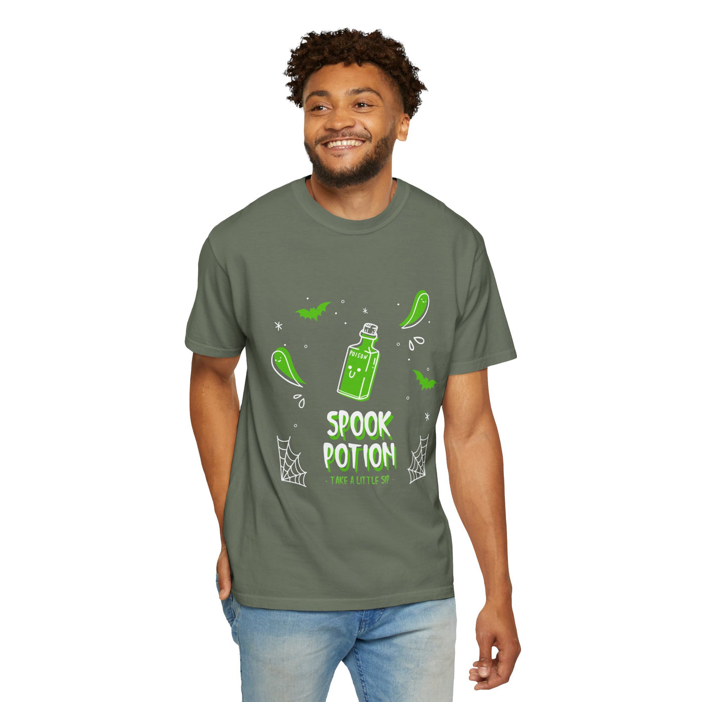 Spooky Potion Unisex T-Shirt - Halloween Tee, Funny Gift, Cute Fall Fashion, Ghosts, Trick-or-Treat, Casual Outfit