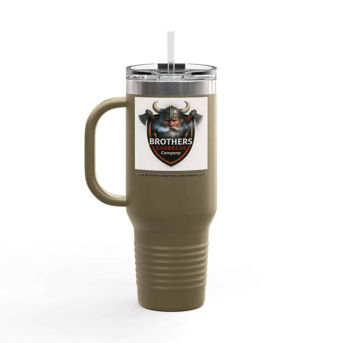 Grill Master Insulated Travel Mug, 40oz | Perfect Gift for BBQ Lovers, Outdoor Adventures, Summer Parties, Father's Day Gift, Road Trips
