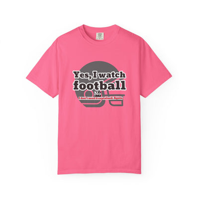 Football Fan T-Shirt, Unisex Casual Tee, Game Day Shirt, Sports Humor Top, Gift for Him or Her