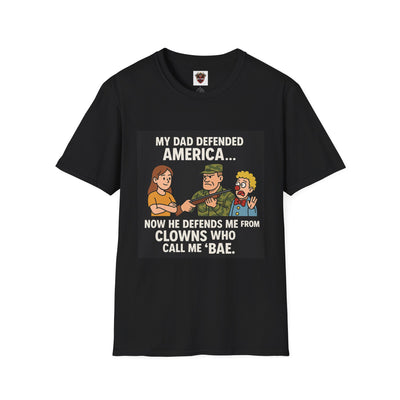 Humorous Dad T-Shirt, Funny Gift for Father's Day, Unisex Softstyle Tee for Dad, Geeky Graphic Tee, Casual Everyday Wear