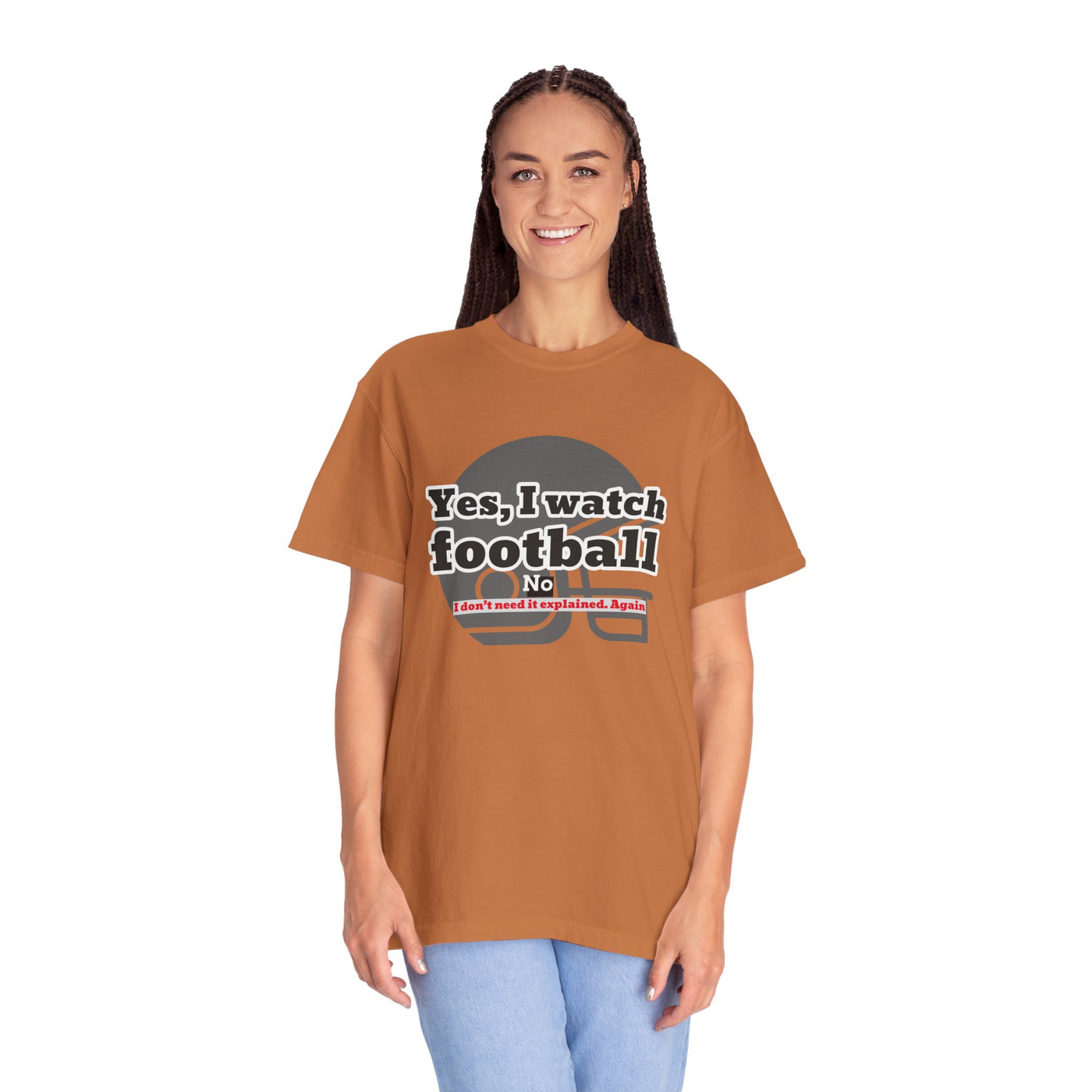 Football Fan T-Shirt, Unisex Casual Tee, Game Day Shirt, Sports Humor Top, Gift for Him or Her