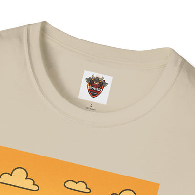 Alien BBQ Meat Party Unisex Softstyle T-Shirt, Funny Graphic Tee, Unique Gift, Summer Barbecue Wear, Casual Everyday Shirt, Fun Statement Top