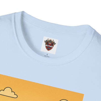 Alien BBQ Party Unisex Softstyle T-Shirt, Fun Graphic Tee, Casual Wear, Summer Party Top, Unique Gift for Friends, Alien Lovers Shirt