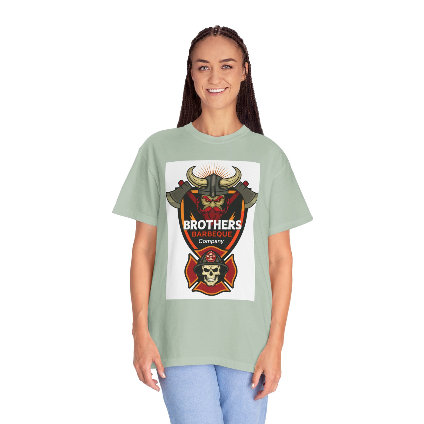 Firefighter Brotherhood T-Shirt | Gift for Firemen, Barbecue Apparel, Mental Health Awareness, Casual Wear, Unique Firefighter Gift