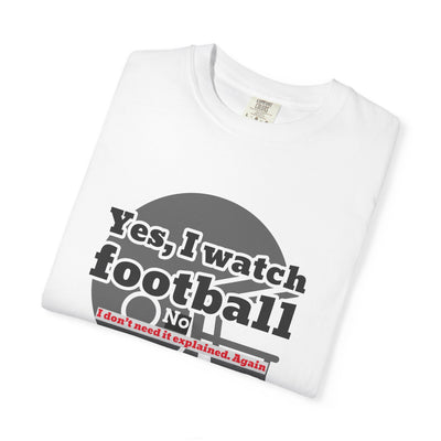 Football Fan T-Shirt, Unisex Casual Tee, Game Day Shirt, Sports Humor Top, Gift for Him or Her
