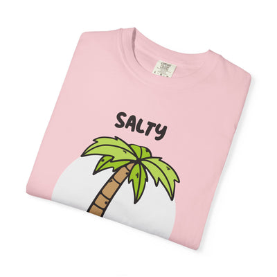 Salty But Sweet T-Shirt, Unisex Garment-Dyed Tee for Beach Lovers, Casual Summer Wear, Gift for Vacation, Ocean Vibes
