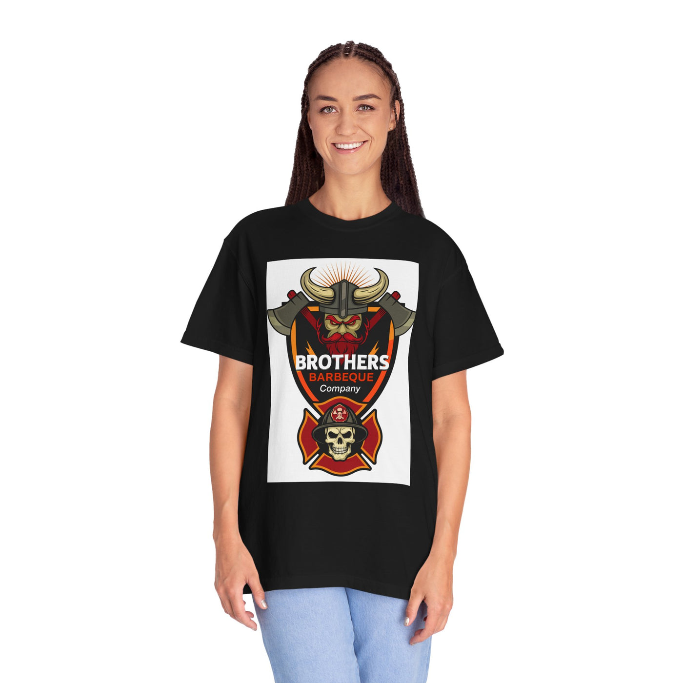 Firefighter Brotherhood T-Shirt | Gift for Firemen, Barbecue Apparel, Mental Health Awareness, Casual Wear, Unique Firefighter Gift