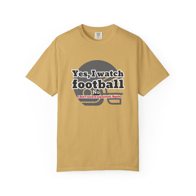 Football Fan T-Shirt, Unisex Casual Tee, Game Day Shirt, Sports Humor Top, Gift for Him or Her