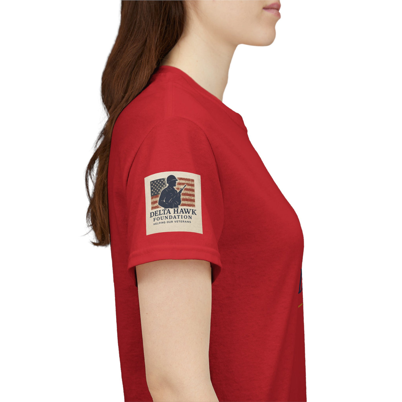 Patriotic Warrior Tee - Delta Hawk Foundation