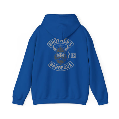 Freedom & Barbeque Unisex Heavy Blend™ Hooded Sweatshirt, Cozy Pullover, Gift for BBQ Lovers, Casual Wear, Freedom Theme, Outdoor Events