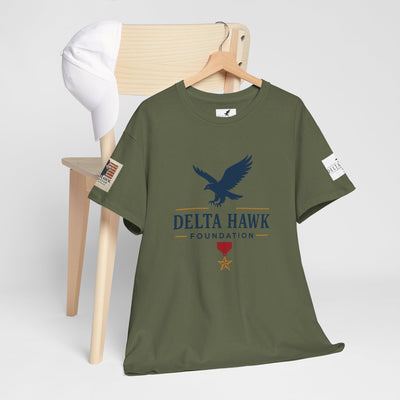 Patriotic Warrior Tee - Delta Hawk Foundation