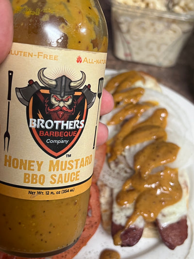 Brothers Barbeque Company's Honey mustard barbecue sauce 12 oz