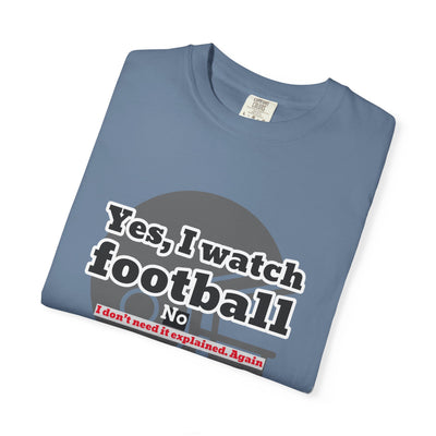 Football Fan T-Shirt, Unisex Casual Tee, Game Day Shirt, Sports Humor Top, Gift for Him or Her