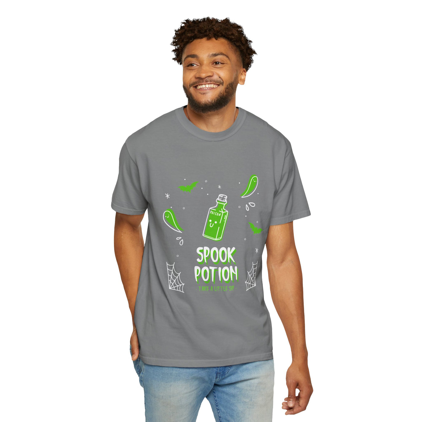 Spooky Potion Unisex T-Shirt - Halloween Tee, Funny Gift, Cute Fall Fashion, Ghosts, Trick-or-Treat, Casual Outfit