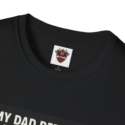 Humorous Dad T-Shirt, Funny Gift for Father's Day, Unisex Softstyle Tee for Dad, Geeky Graphic Tee, Casual Everyday Wear