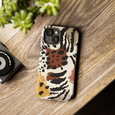 Tough Cases Phone Case with Bold Animal Print, Stylish Phone Cover, Protective Phone Shell, Trendy Gift for Her, iPhone Case, Artful [...]