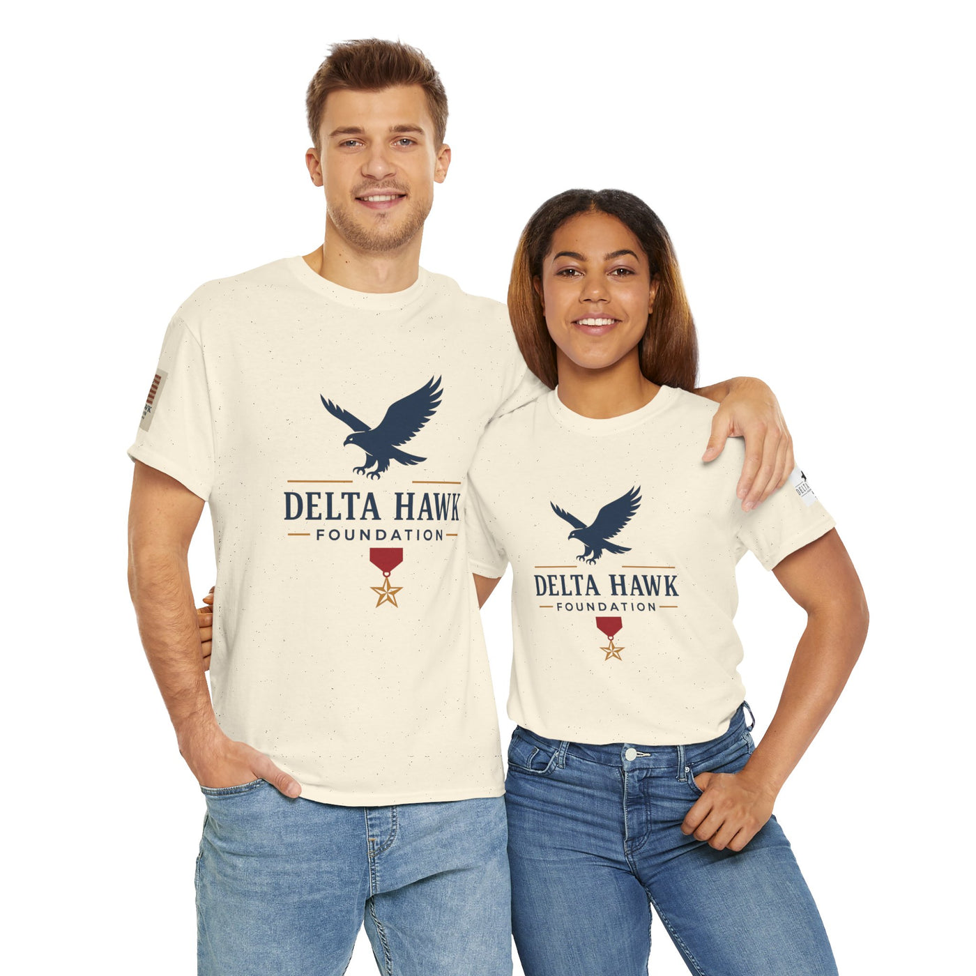 Patriotic Warrior Tee - Delta Hawk Foundation
