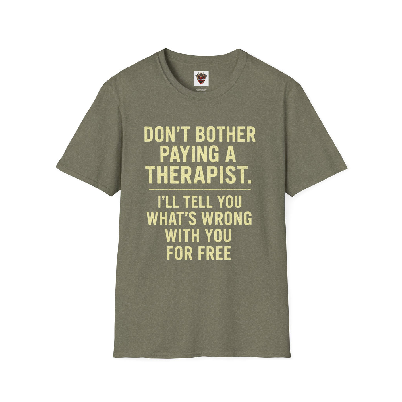 Playful Therapist Quote T-Shirt, Funny Graphic Tee, Gift for Friends, Casual Wear, Humor Apparel, Summer Top