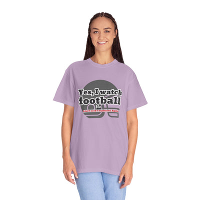 Football Fan T-Shirt, Unisex Casual Tee, Game Day Shirt, Sports Humor Top, Gift for Him or Her