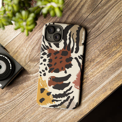 Tough Cases Phone Case with Bold Animal Print, Stylish Phone Cover, Protective Phone Shell, Trendy Gift for Her, iPhone Case, Artful [...]