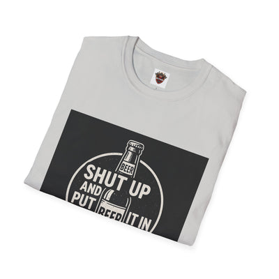 Funny Beer Quote Unisex T-Shirt, Humor Tee for Party, Birthday Gift, Barbecue, Casualwear, Beer Lover Apparel
