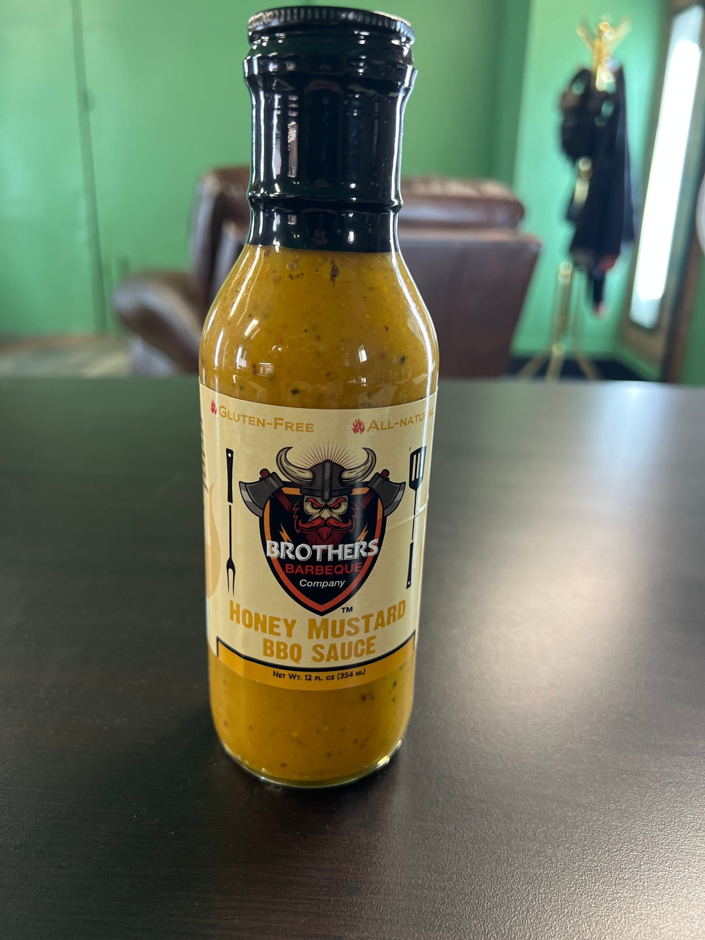 Brothers Barbeque Company's Honey mustard barbecue sauce 12 oz