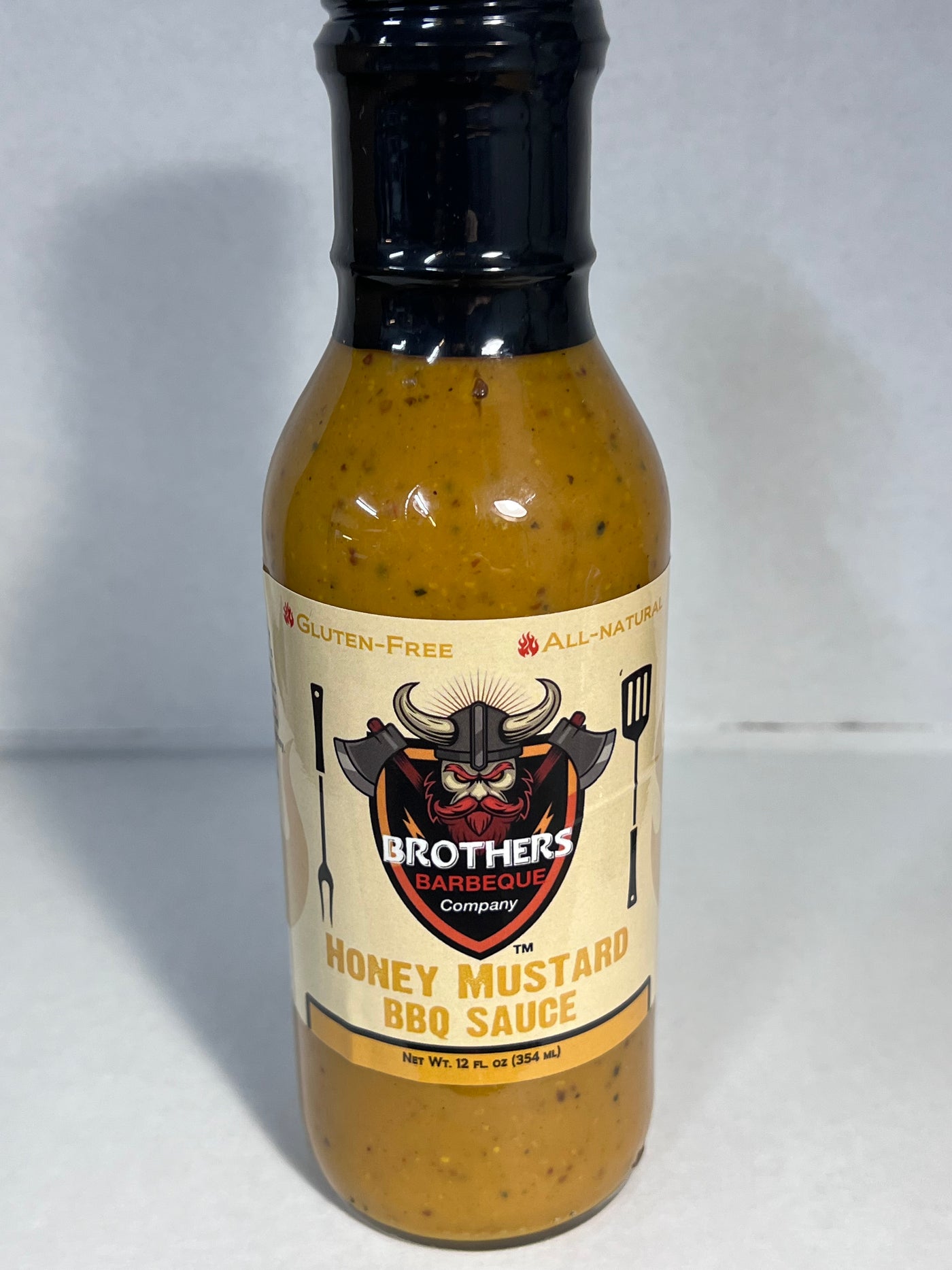 Brothers Barbeque Company's Honey mustard barbecue sauce 12 oz