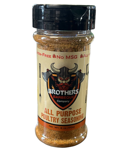 Brothers Barbeque Company's All Purpose Poultry seasoning 6 oz